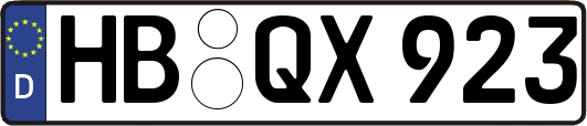 HB-QX923