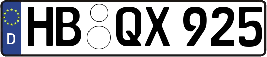 HB-QX925