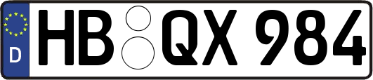HB-QX984