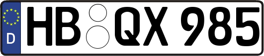 HB-QX985