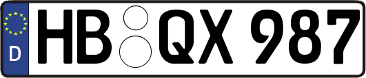 HB-QX987