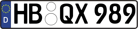 HB-QX989