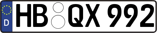 HB-QX992