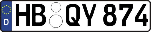 HB-QY874