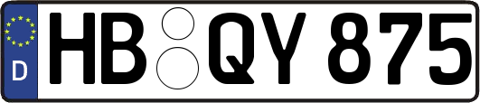 HB-QY875