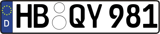 HB-QY981