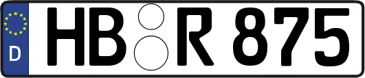 HB-R875