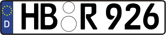 HB-R926