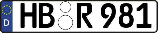 HB-R981