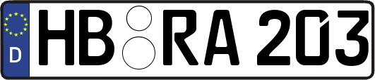 HB-RA203
