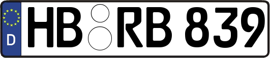 HB-RB839