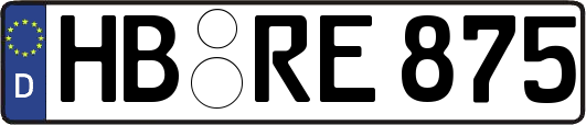 HB-RE875