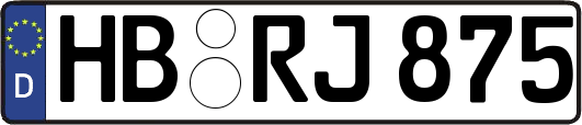 HB-RJ875