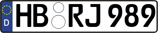 HB-RJ989