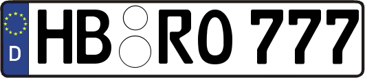 HB-RO777