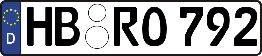 HB-RO792