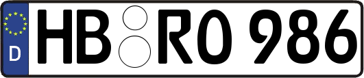HB-RO986