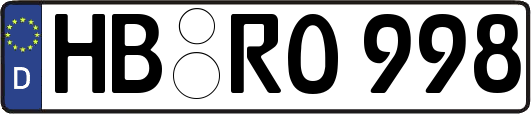 HB-RO998