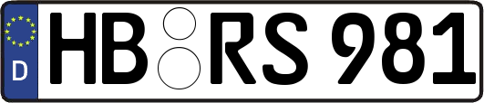 HB-RS981