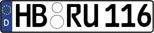 HB-RU116