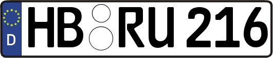 HB-RU216