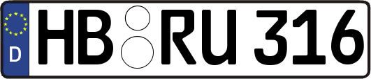 HB-RU316
