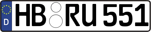 HB-RU551