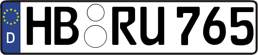 HB-RU765
