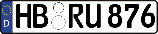HB-RU876