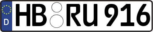 HB-RU916