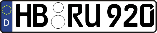HB-RU920