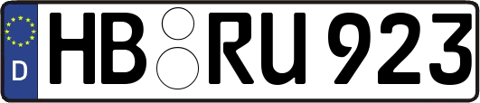 HB-RU923
