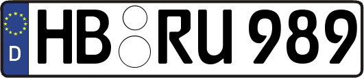 HB-RU989