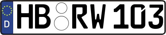 HB-RW103