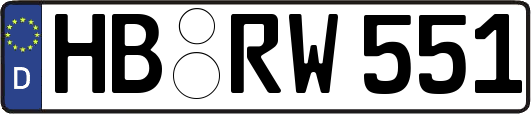 HB-RW551