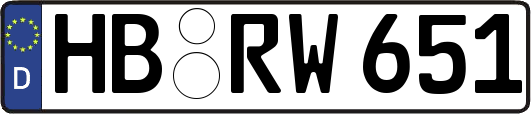 HB-RW651