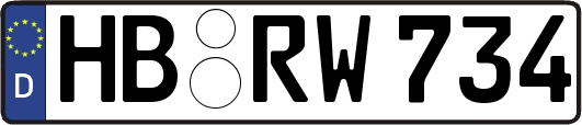 HB-RW734