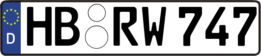 HB-RW747