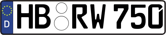 HB-RW750
