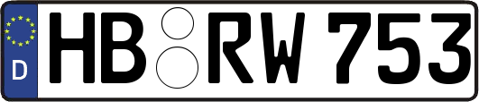 HB-RW753