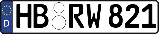 HB-RW821