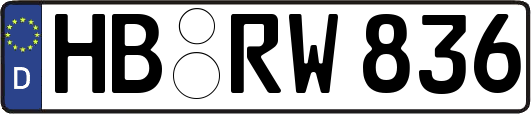 HB-RW836