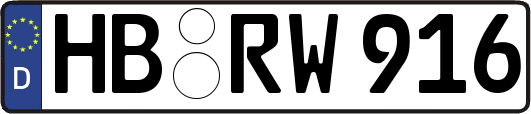 HB-RW916