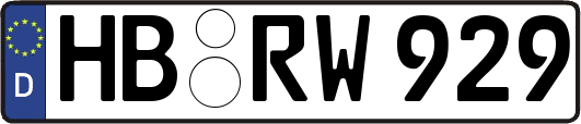 HB-RW929