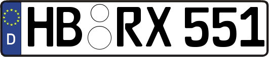 HB-RX551