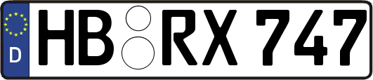 HB-RX747