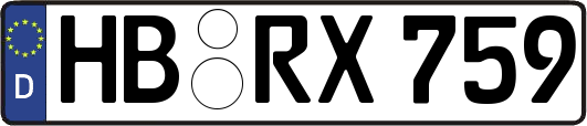 HB-RX759