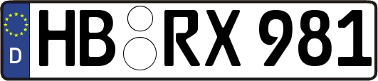 HB-RX981