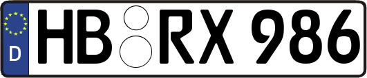 HB-RX986