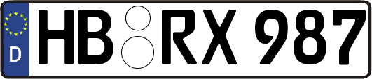 HB-RX987